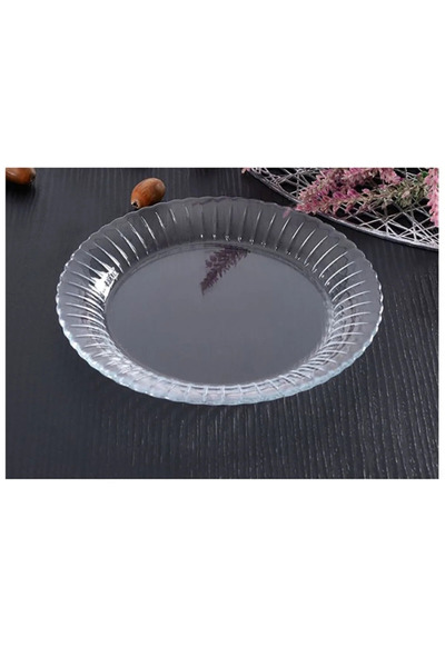 Paşabahçe Frezya Tatlı Tabağı Seti 16 cm 6’lı Cam Pasta Tabağı 10708