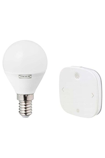 IKEA TRÄDFRI Smart Starter Kit – E14 P45 LED Globe, White Spectrum, Dimmable