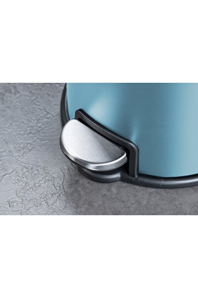 FACKELMANN MILANO 3L waste bin with pedal and internal bucket, for bathroom or small spaces