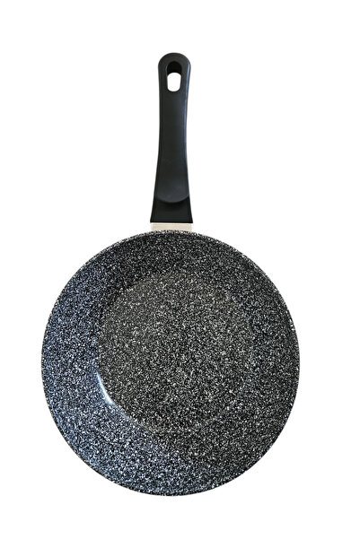 OEM Deep frying pan, with glass lid, 26cm, 3-layer ceramic coating, capacity 3.5L