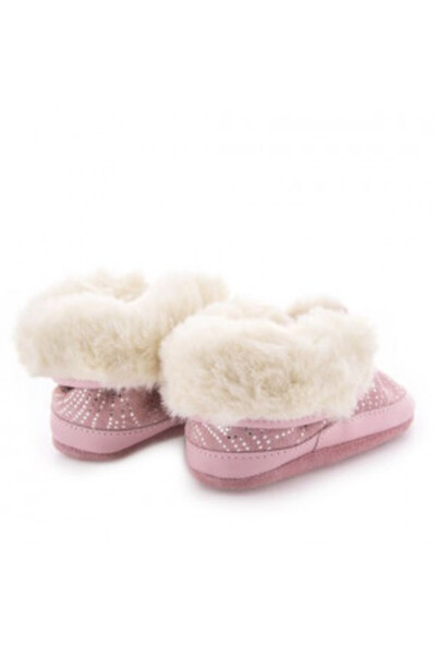 ROBEEZ Cosy Boot - Fleece-Lined Baby Boots Rose Clair