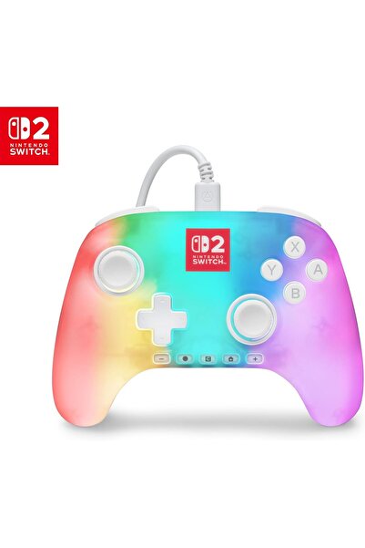 Powera Advantage Wired Controller for Nintendo Switch 2 - White (Lumectra, RGB, Hall Effects)