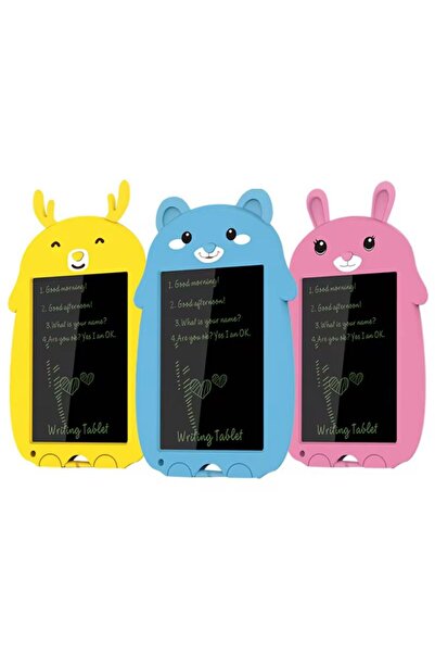 OEM Writing tablet for children - pencil included, cute animal design, lock and erase button