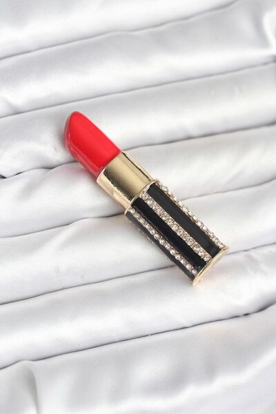 Nehir Ruj Model Broş Sevgililer Anneler Öğretmenler Kadınlar Günü Hediyesi