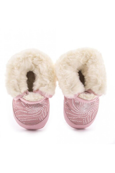 ROBEEZ Cosy Boot - Fleece-Lined Baby Boots Rose Clair
