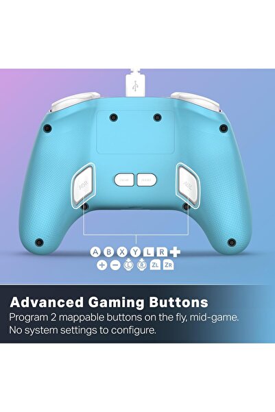 Powera Advantage Wired Controller for Nintendo Switch 2, Mushroom Kingdom Design