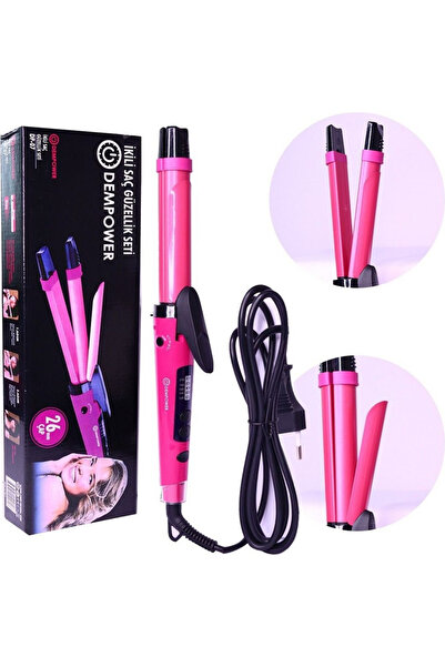 Teknoşık 26 mm Ceramic Hair Curling Iron & Straightener 200 °   Heat Adjustab...