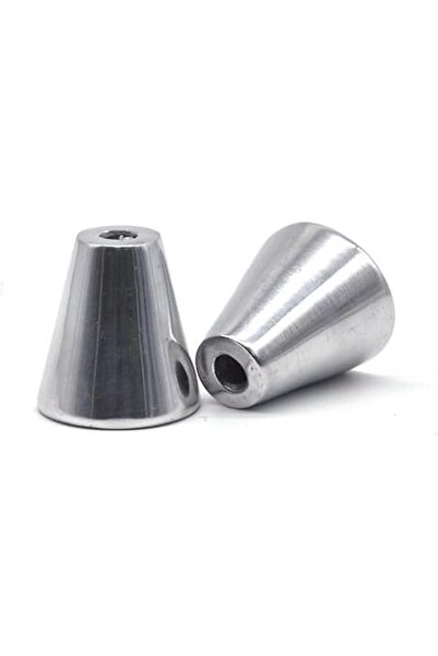 LTR 201428 W-12 Aluminum Skinny Candle Holder, Silver