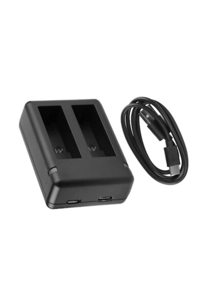 XTW Încărcător cu două sloturi pentru insta360 Ace / Ace Pro, negru