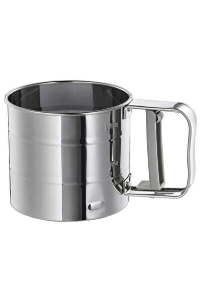 IDEALISK Flour Sifter, Stainless Steel, 10.5 cm