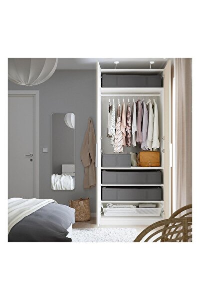 SKUBB 90x53x19 - Dark Gray Underbed and Pillow Sheet Duvet Cover Storage Box