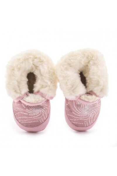 ROBEEZ Cosy Boot - Fleece-Lined Baby Boots Rose Clair