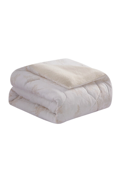 HOURS Horse double-sided fur and velvet winter bedspread suitable for a 200x200cm double bed, 8-piece set (Casey-06)