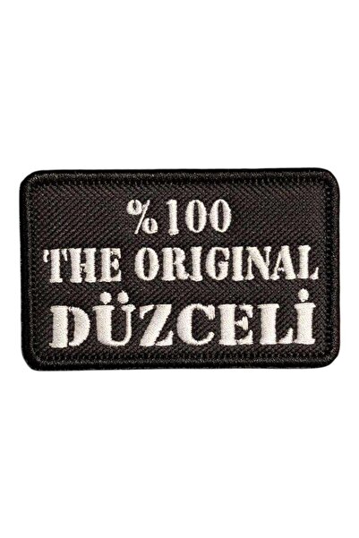 Ex Patch The Original Düzceli Written Embroidery Patch Peç - 8X5 cm