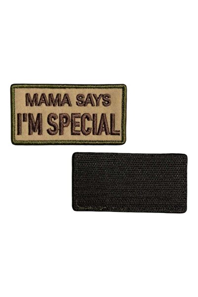 Ex Patch Mama Says I'M Special Embroidery Patch Patch - 8X4 cm