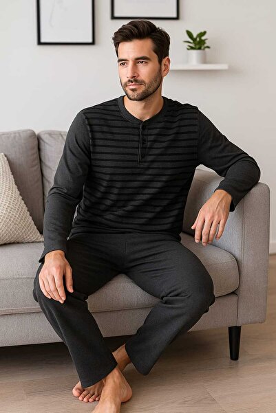 Tenra Men's Pajama Set 100% Cotton