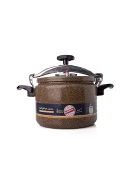 BASURRAH 7-liter brown granite pressure cooker