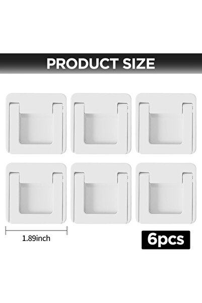 Generic 6-Piece Adjustable Foldable Adhesive Sliding Door & Window Child Safety Locks (Huysgi)