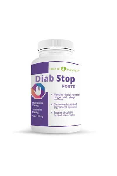 Doza de Sanatate Diab Stop Forte, - 30 capsule