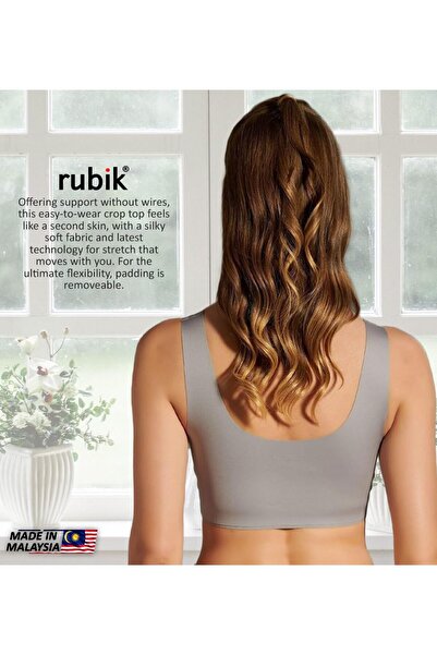 RUBIK Seamless Padded Sports Bra Non Wired Extremely Comfortable For Yoga Gym Running Workout Fitness