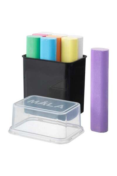 MALA Chalks, Mixed Colours, Pack of 9