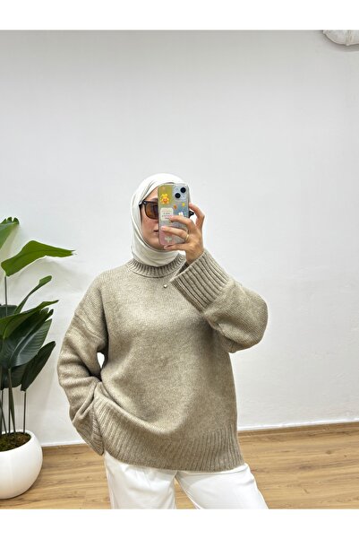 MOONSC Crew Neck Oversized Knitwear