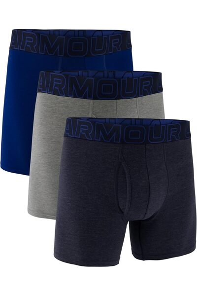 Under Armour Men's Charged Cotton 6-inch Boxerjock 3-Pack