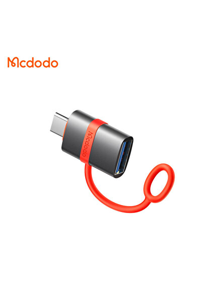 Mcdodo USB to Type-C Adapter, 5Gbps, Plug&Play OT-3810, gray