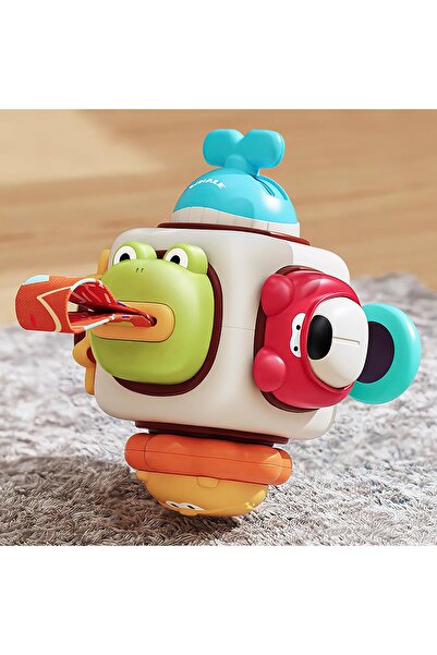 iPlay, iLearn Montessori Sensory Activity Cube Toy for Babies 6-12 Months