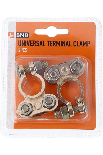 Bmb Universal copper battery clip - quick disconnect, heavy-duty for cars and boats (2 pieces)