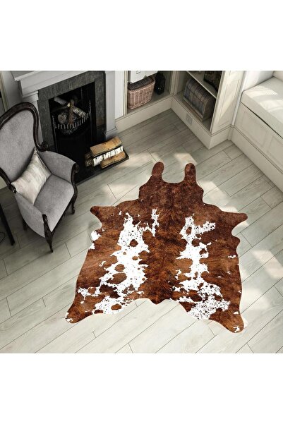 DERAS TEAM Covor tradițional cu model de animale rurale