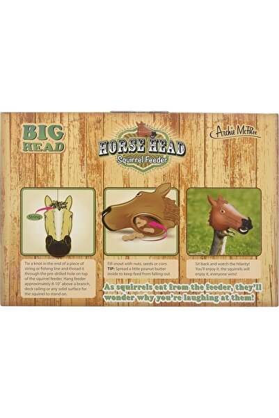 ACCOUTREMENTS Horse Head Squirrel Feeder