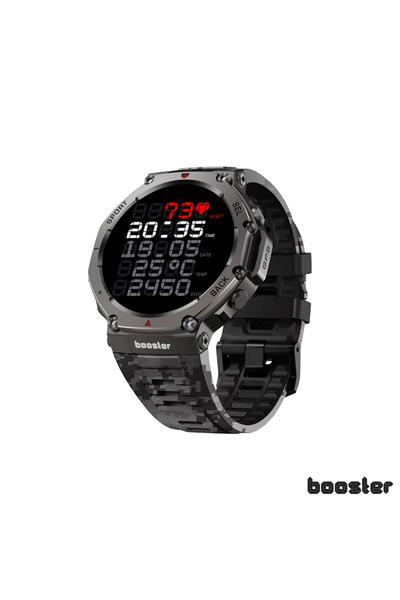 BOOSTER REVIEW Booster Military – Ανθεκτικό έξυπνο ρολόι, GPS, γυμναστική και...