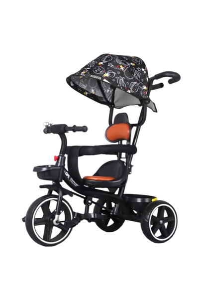 NBW Children's tricycle 2 - 5 years, Canopy, NBW, Parental handle, Protection