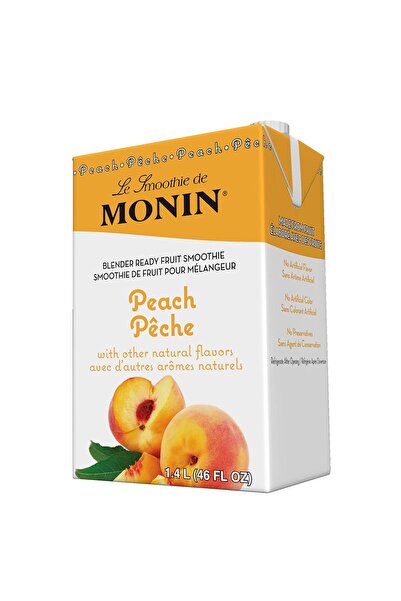 Monin Peach Smoothie Mix 46 Fl Oz