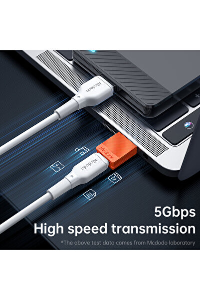 Mcdodo Adaptor OTG Type-C la USB Fast Sync Mcdodo, portocaliu, OT-6550