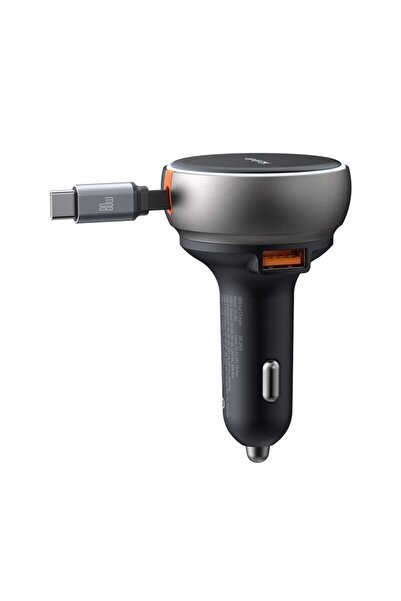 Mcdodo Car charger with retractable cable, 80W, CC-4850