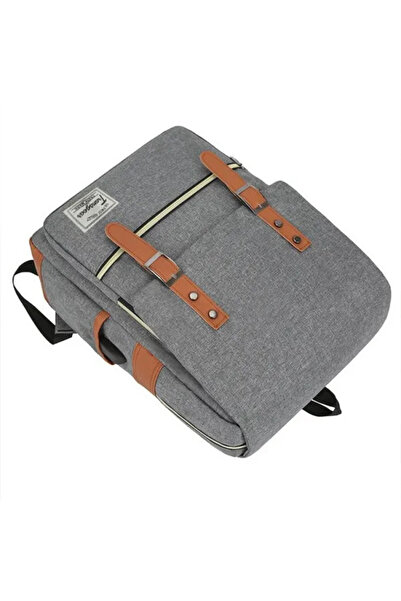 Muchmy 3 in 1 Canvas Backpack Set Mesh Pattern Casual Traveling Unisex Bags Set