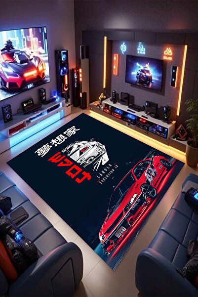 Reyhani Mitsubishi Lancer Desenli Kaymaz Taban Makinede Yıkanabilir Gamıng Sa...