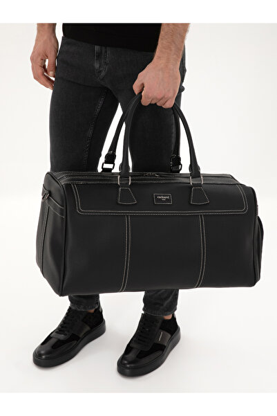 Cacharel Siyah Suni Deri Seyahat Çantası 50314107-VR046