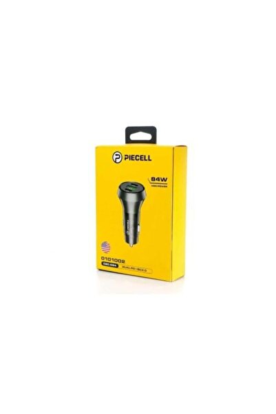 PIECELL 84W Fast Car Charger (supports up to 3 devices)