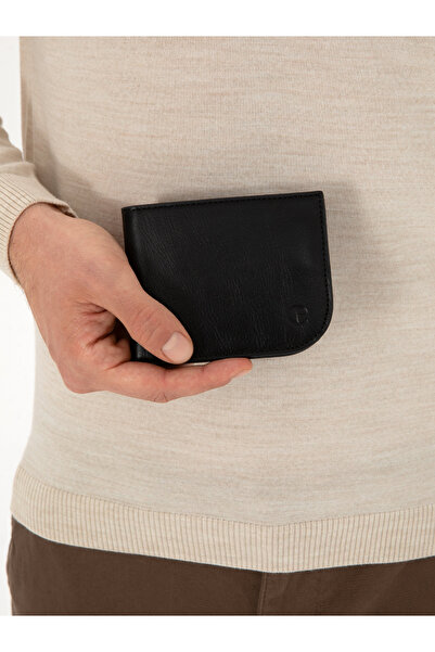 Cacharel Siyah %100 Deri Cüzdan 50314115-VR046