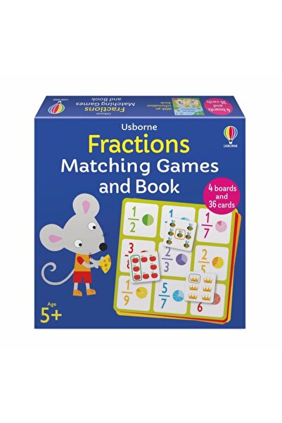Usborne Jocuri și carte de potrivire a fracțiilor