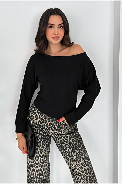 Noa Noa Modal Fabric Boat Neck Blouse