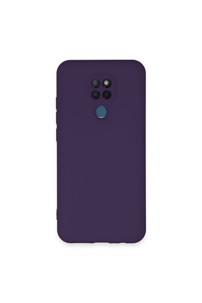 eco port حافظة جنرال موبايل جي إم 20 مع داخلية نانو مخملية من السيليكون - بنفسجي