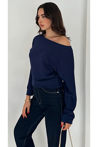 Noa Noa Μπλούζα από ύφασμα Modal με λαιμόκοψη καγιάκ