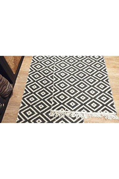 OEM 1+1 Rugs, 60 x 150 cm, gray Geometric