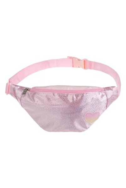 SHOPIENS Rainbow Glitter Heart Kids Waist Bag 22 x 5 x 10 cm