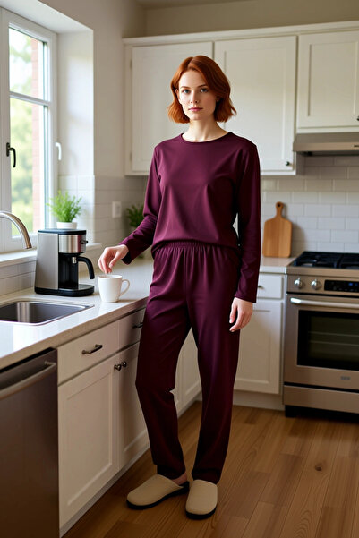 PayBuy Ženska trenerka sa širokim nogavicama okrugla kragna funkcionalna, izd...