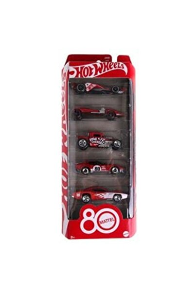 mattel Hot Wheels Cars 80th Years 5 pcs -